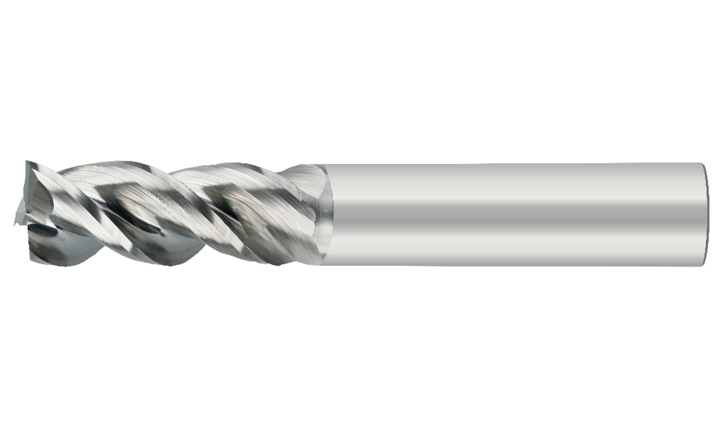 Asymmetric Helix Angle,Anti Vibration Carbide Aluminum Boring & Milling-3 Flutes-A