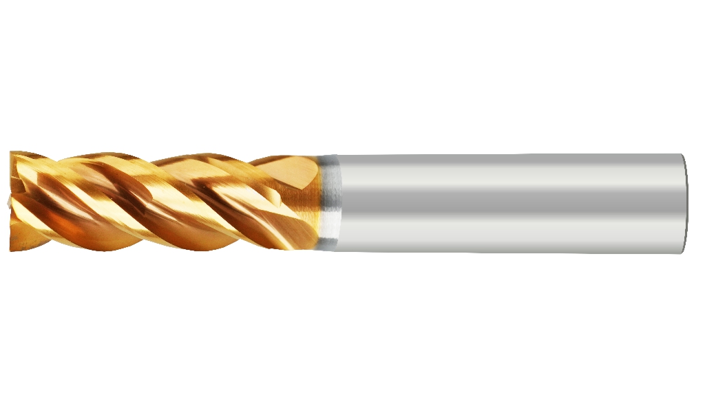 Asymmetric Helix Angle,Anti Vibration Carbide Boring & Milling -4Flute-A